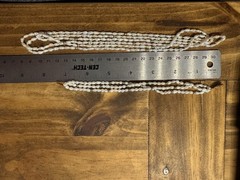 Vintage 3 Strand 14k Gold Freshwater Seed Pearl Gold Bead Necklace Bracelet Set