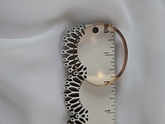 Victorian Gold Filled Buckle Bangle Bracelet Engraved Design Small Wrist 5.5″