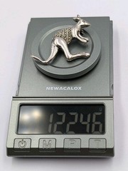 Vtg Sterling Silver Marcasite Large Kangaroo Animal Australia 925 Brooch – 12.3g