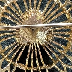 14 Vintage Flower Brooch Lot W/ Enameled Moonglow Sunflower Orchid Lisner Pavé
