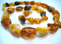 Genuine Massive Amber Beautiful Baltic Amber Necklace 20.5 inches !!!