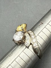 Estate Vintage Fashion Ring | Sterling Silver – Size 8
