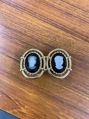 Excellent Burberrys Vintage Cameo Earrings