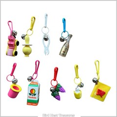1980s PLASTIC BELL CHARMS, CHARM NECKLACE, CHARM BRACELETS—18 Choices, Vol Disc