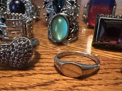 Vintage to Modern 17 Rings Adjustable & Various Sizes Rhinestones Faux Pearls
