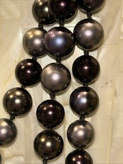 Lavender Colors Faux Hand knotted Pearl Stunning 68”