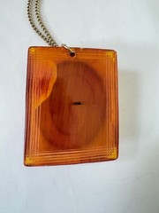 Vinatge Carved Bakelite & Celluloid? Cameo Pendant Necklace