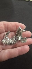Bogoff Clip On Rhinestone Earrings