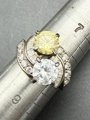 Estate Vintage Fashion Ring | Sterling Silver – Size 8