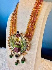 RARE & RETIRED! “NEW SCARAB IN TOWN” By Heidi Daus Egyptian Revival Style!