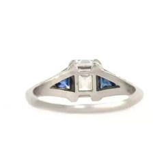 1.25Ct Vintage Style Lab Created Diamond Wedding 14K White Gold FN Women’s Ring