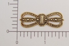 22653 4 Pc Brass Oxidized Victorian Ornament Jewelry Finding