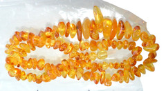 ✅54cm = 26gr RUSSIAN SOVIET BALTIC AMBER BEAD NECKLACE 琥珀 BRACELET STONE PENDANT