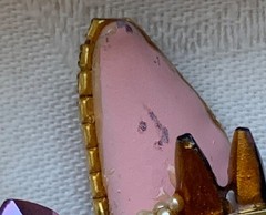 Vintage Wendy Gell 1984 Pastel Rhinestone & Shell Butterfly Bracelet – OOAK