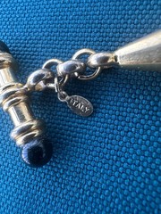 Vintage AFJ Italy Rope Chain Necklace
