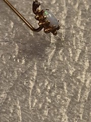 Vintage Opal-?Stick Pin 14K Yellow Gold