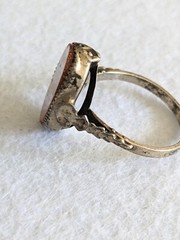 Vintage Gold Stone Jewelry Ring Is 925 All Else Gold Plate Brooch Bracelet & ER