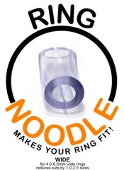 RING NOODLE – Ring Guard, Ring Size Reducer – Package of 3 (WIDE)