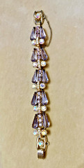JULIANA D&E LAVENDER PENTAGON Bracelet w/ Borealis Pittman Book Piece Pg 221
