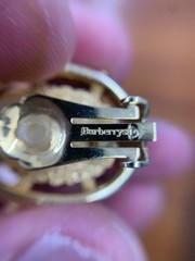 Excellent Burberrys Vintage Cameo Earrings