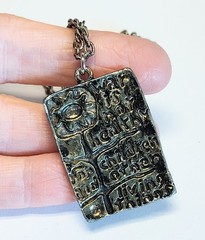 1960s War is Not Healthy for Children and Other Living Things Necklace 24 inches
