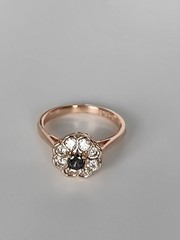 Vintage 1990s 14 Ct Rolled Gold Mystic Topaz Ring Size UK P US 7.5 Hallmarked!!