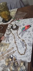 7.4 lbs Vintage Costume Jewelry Lot Unsearched Estate Hoard Deadstock Earrings