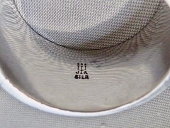 VINTAGE SIGNED JAMES AVERY SCRIPTURES OF RUTH STERLING SILVER WEDDING BAND 6.25