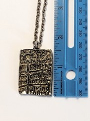 1960s War is Not Healthy for Children and Other Living Things Necklace 24 inches