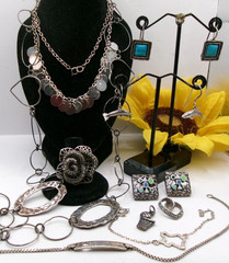 Sterling Silver Jewelry Lot~78 Grams~SILPADA~JAMES AVERY~AVON~ITALY~SD~ALL WEAR