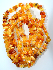✅135 cm=46gr RUSSIAN SOVIET BALTIC AMBER BEAD NECKLACE 琥珀 BRACELET STONE PENDANT