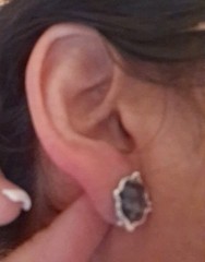 Napier Gray, Silver, Gold Tone Clip On Earrings For Women NEW