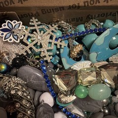 Vintage to Now Jewelry Lot, All Wearable Untested. No Junk. Box D9
