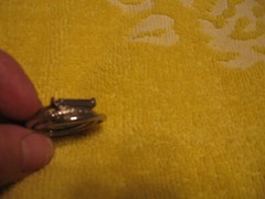USA seller VT SCARF CLIP TEXTURED RING W GERMAN Scarf Catcher Scarf clip