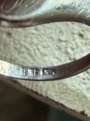 Vintage .925 Hallmarked Sterling Signet Ring Monogram “G” Size 3.75/4