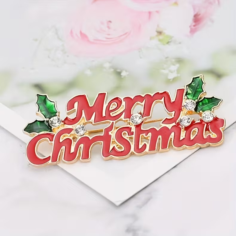 Elegant English Brooch Elegant Multi-piece English Brooch, Zinc Alloy Design.