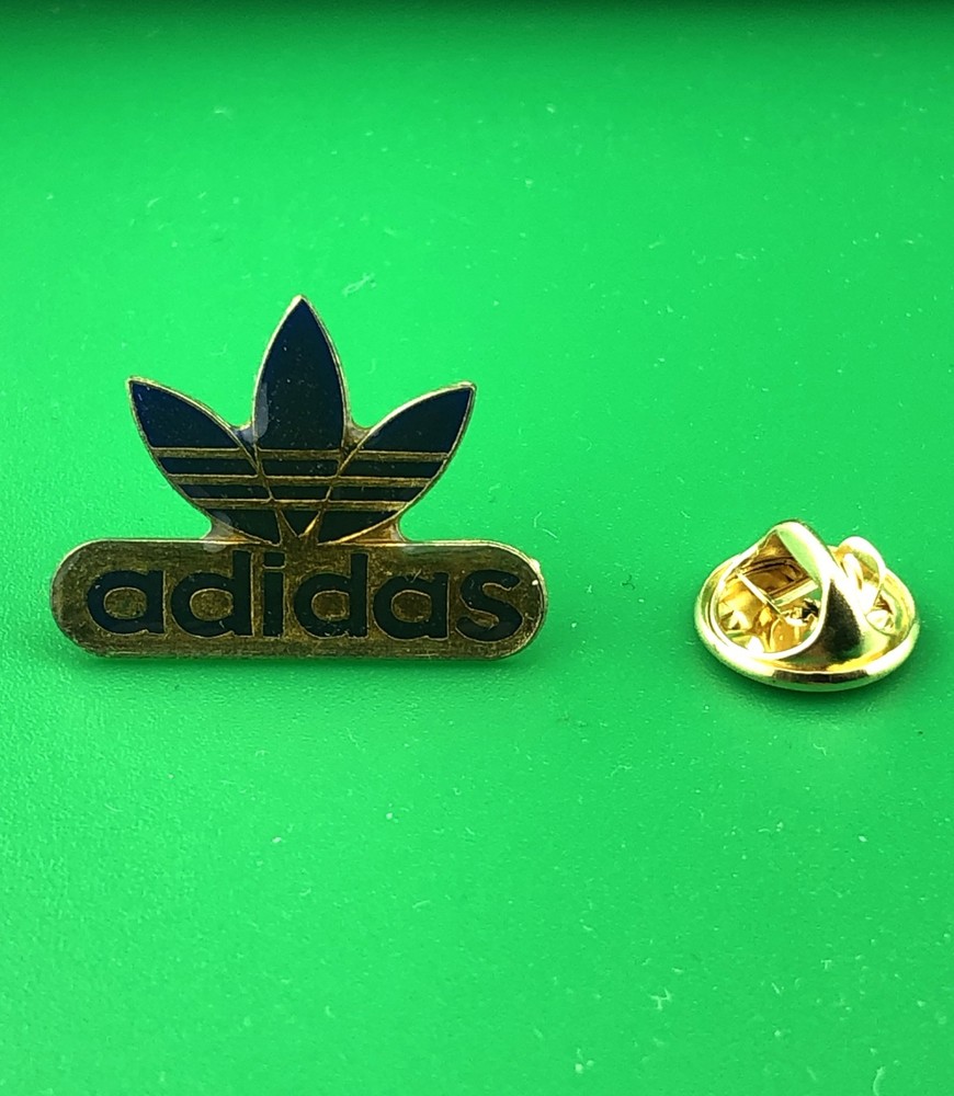 adidas Enamel Lapel Pin – Vintage 80s Hat Pin -Made in Taiwan