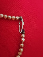 Vintage Graduated Faux Pearl Necklace Classic Design