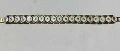 Vintage St Petersburg Florida Bracelet Souvenir Tourist Enamel Brass Plated