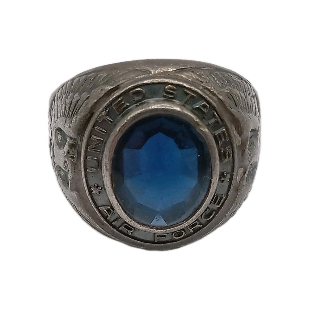 Vintage United States Air Force Sterling Silver Ring Sz 10.25