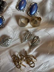 Lot Of Sarah Coventry Vintage Costume Jewelry Rare Earrings One Necklace Brooch