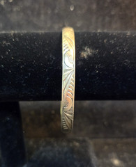 DANECRAFT FELCH Vintage ART DECO Sterling Silver BANGLE (RK-378)