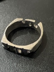 Vintage Ring Size 9.5 Says Love On One Side Stop On The Other