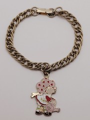 1980 Strawberry Shortcake Gold Tone AGC Charm Bracelet