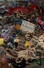 4+ Pound Unsorted Tangled Jewelry Vintage Modern Wear Junk Mystery Treasure Hunt
