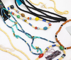 Glass Bead Necklaces Lot Hildie & Jo and Other Beads Plus FREE Beads
