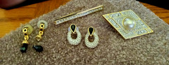 11 pc Lot Swarovski Crystal S A L Swan Bangle Choker Brooches Earrings Pendants
