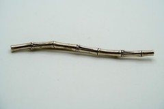 Vintage Sterling Silver John Hardy Bamboo Tie Pin / Brooch 7.2cm JB48
