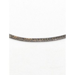 Vintage Sterling Silver 925 Flat Snake Chain Bracelet 7″ Gift For Her Wife