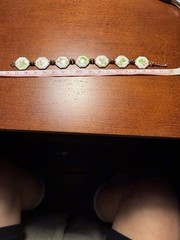 Antique Enamel Panel Bracelet Copper Edwardian/Art Deco Circa 1915–1935